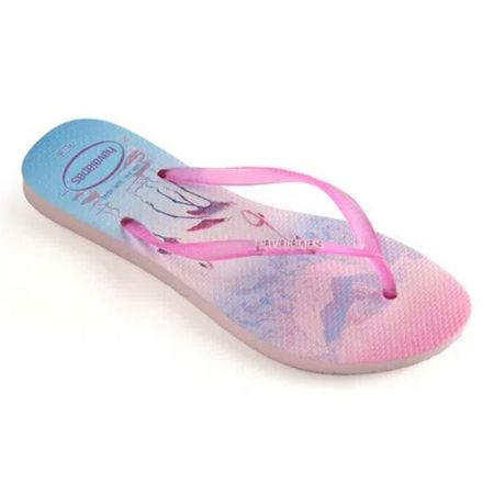 chinelo havaianas floral