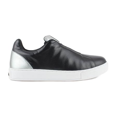 tenis casual feminino preto couro