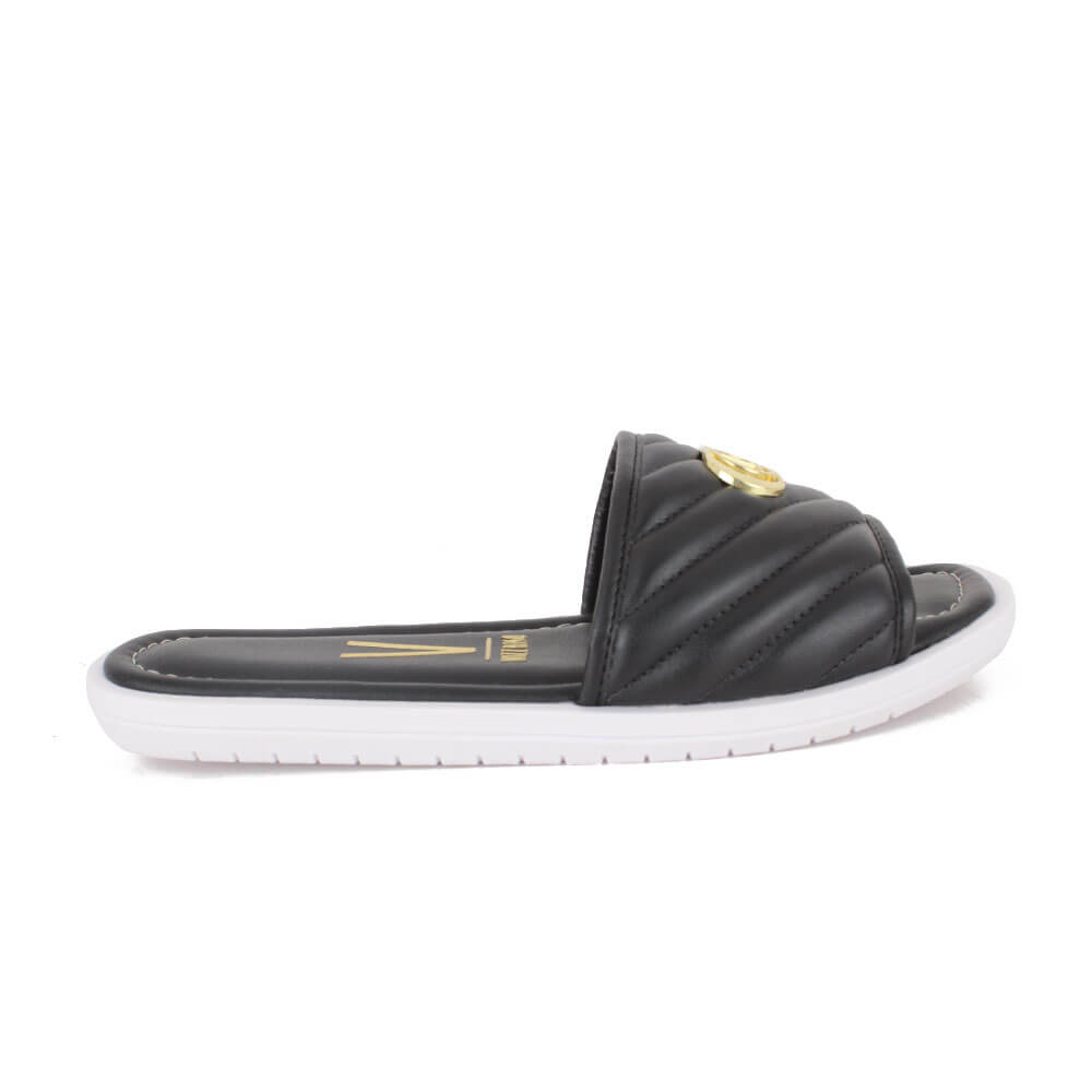 chinelo slide vizzano preto