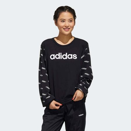 Blusa Adidas Moletom Favorites Preto - Point Calçados